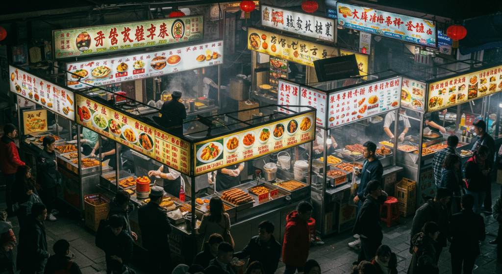 Halal Street Food Market in China