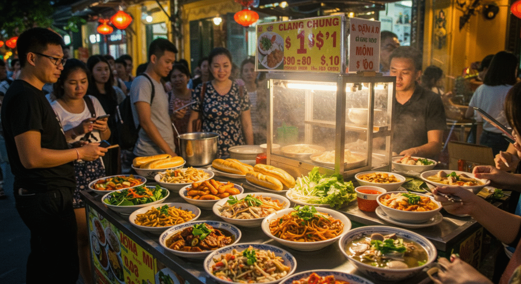 Street Food $1 MENU in China Town